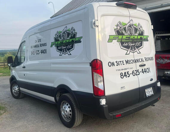 Fierce Auto Repair mobile mechanic service van serving Goshen and Orange County NY